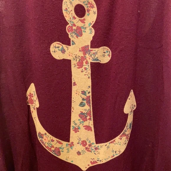 Floral Anchor Tank - Picture 2 of 4